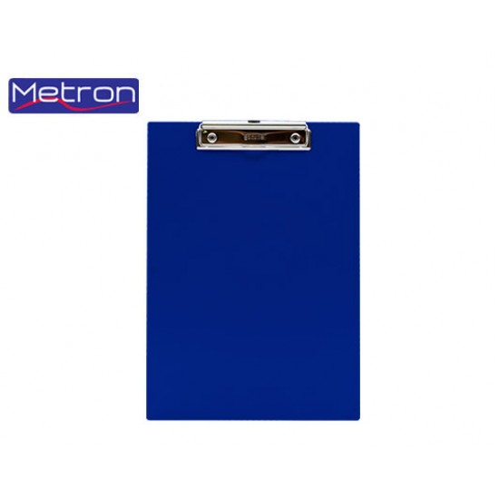 METRON ΠΙΝΑΚΙΔΑ ΣΕΜΙΝΑΡΙΟΥ ΜΕ ΠΙΑΣΤΡΑ Α4 ΠΛΑΣΤΙΚΟ ΜΑΤ ΜΠΛΕ